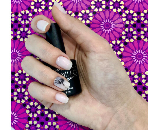 Изображение 6 Гель-лак для френча Komilfo French Collection F009 молочный, эмаль, 8 мл, Объем (мл, г): 8, Цвет: 009