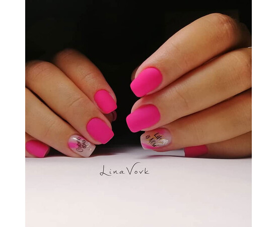 Зображення 2 Гель-лак неоновий Komilfo DeLuxe Series N002 яскраво-рожевий, 8 мл, Об'єм (мл, г): 8, Колір: 002