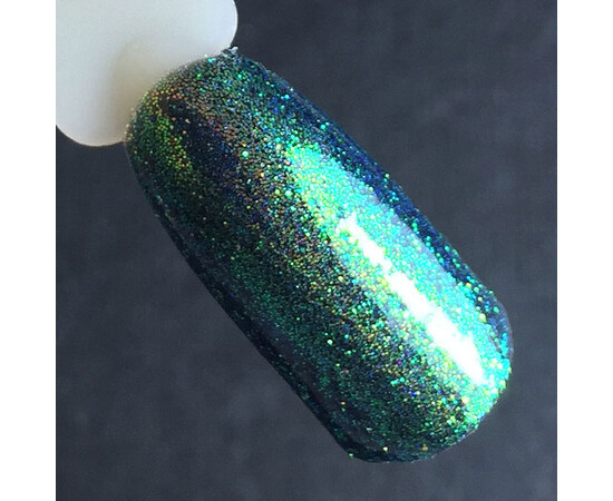 Зображення 5 Блискітки Komilfo 026, розмір 0.1 мм білі, зелений перелив, 2.5 г, Колір: 026