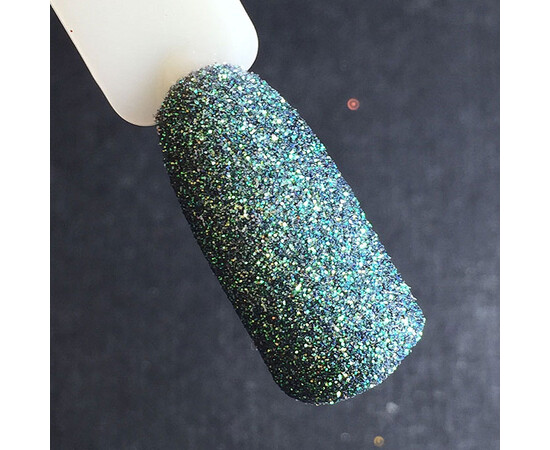 Зображення 7 Блискітки Komilfo 026, розмір 0.1 мм білі, зелений перелив, 2.5 г, Колір: 026