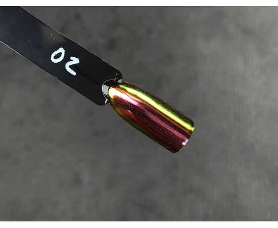 Зображення 4 Втирака для нігтів Komilfo Жук 002 зелено-рожево-золотий, 0.5 г, Об'єм (мл, г): 0.5, Колір: 002