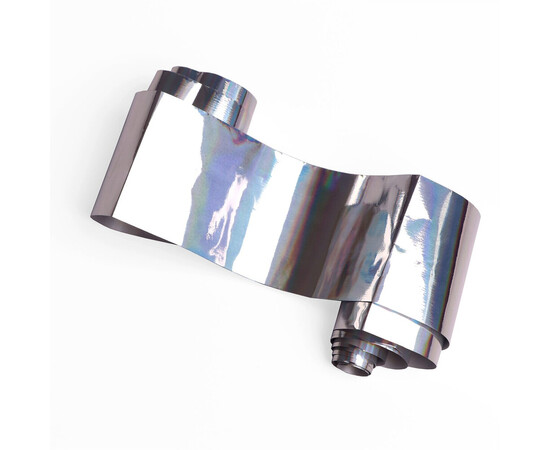 Зображення 2 Фольга для лиття Komilfo срібло, голограма, Колір: Silver