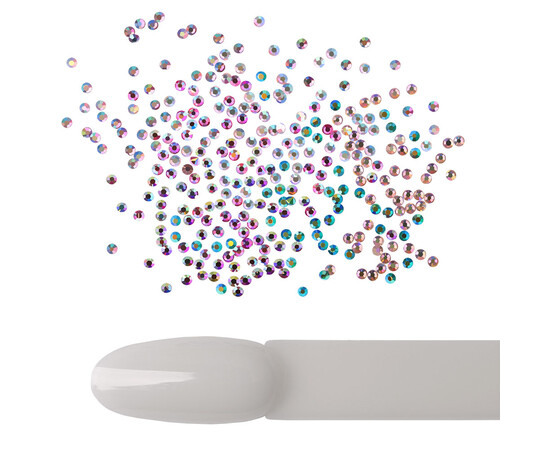 Зображення 2 Стрази Komilfo Six-Mix Aurora, розмір ss3, 1600 шт, Колір: Six-Mix Aurora