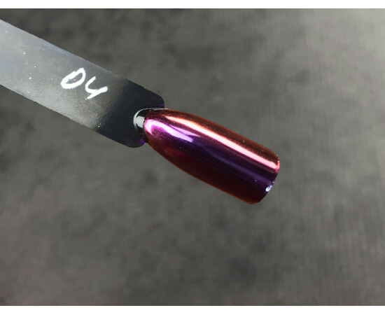 Изображение 4 Втирка для ногтей Komilfo Жук 004 лилово-розово-золотой, 0.5 г, Объем (мл, г): 0.5, Цвет: 004