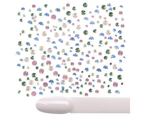 Зображення 2 Стрази Komilfo MIX Opal, різні розміри, 1400 шт, Колір: Mix Opal