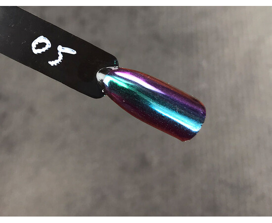 Зображення 4 Втирака для нігтів Komilfo Жук 005 рожево-фіолетово-зелений, 0.5 г, Об'єм (мл, г): 0.5, Колір: 005