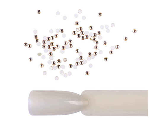Изображение 2 Стразы Komilfo Champagne, размер 4, 100 шт, Цвет: Champagne 4