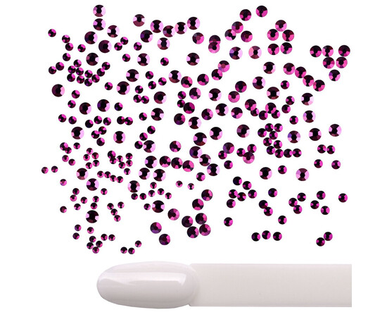 Зображення 2 Стрази Komilfo Amethyst, різні розміри, 1400 шт, Колір: Amethyst