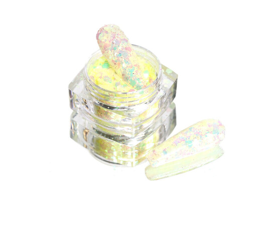 Зображення 3 Блискітки Komilfo фотохромні MIX-005 мікс розмірів, 2.5 г, Колір: 005