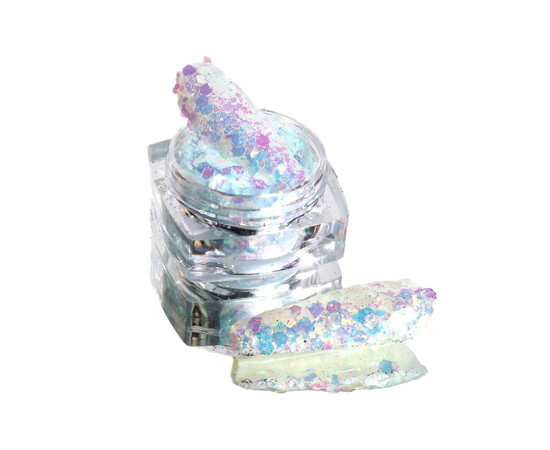 Зображення 3 Блискітки Komilfo фотохромні MIX-007 мікс розмірів, 2.5 г, Колір: 007