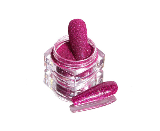 Зображення 3 Блискітки Komilfo 040, розмір 0.08 мм малинові, 2.5 г, Колір: 040