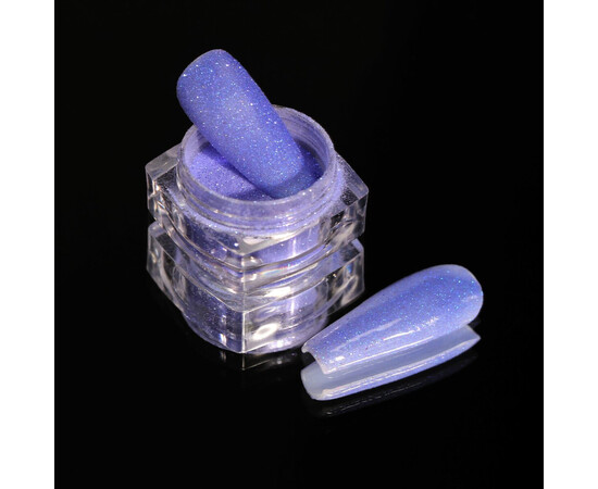 Зображення 2 Блискітки Komilfo 050, розмір 0.08 мм синьо-голубі, 2.5 г, Колір: 050