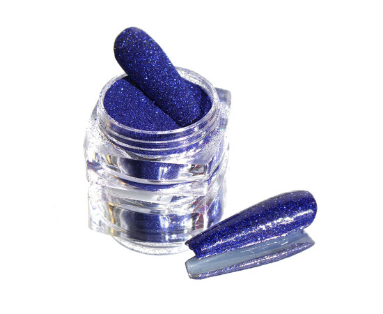 Зображення 3 Блискітки Komilfo 051, розмір 0.08 мм синьо-фіолетові, 2.5 г, Колір: 051