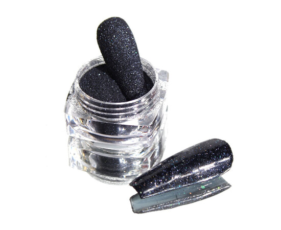 Зображення 3 Блискітки Komilfo 064, розмір 0.08 мм синьо-графітові, 2.5 г, Колір: 064