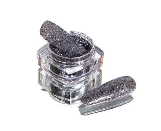 Зображення 3 Блискітки Komilfo 066, розмір 0.1 мм сірі, 2.5 г, Колір: 066