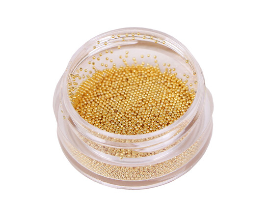 Зображення 3 Бульйонки металеві Komilfo золото, 0.6 мм, 6 г