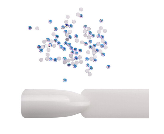 Зображення 2 Стрази Komilfo Light sapphire AB, розмір 3, 100 шт, Колір: Light Sapphire AB 3