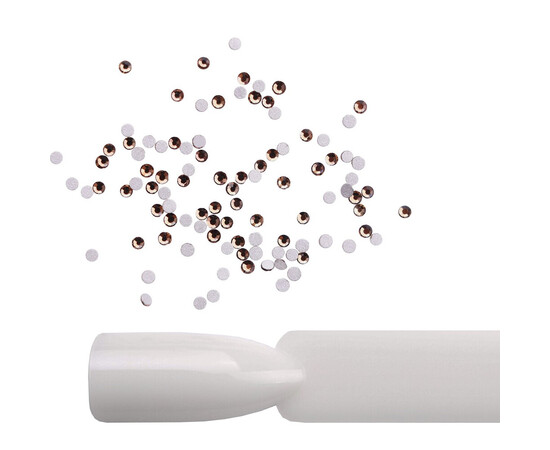 Зображення 2 Стрази Komilfo Smoked topaz, розмір 3, 100 шт, Колір: Smoked Topaz 3