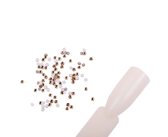 Изображение 2 Стразы Komilfo Light Colorado Topaz, размер 3, 100 шт, Цвет: Light Colorado Topaz 3