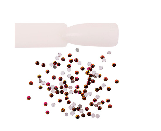 Изображение 2 Стразы Komilfo Rainbow Gold, размер 4, 100 шт, Цвет: Rainbow Gold 4