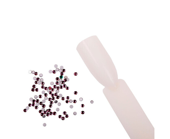 Зображення 2 Стрази Komilfo Dk.amethyst, розмір 3, 100 шт, Колір: Dk.amethyst 3