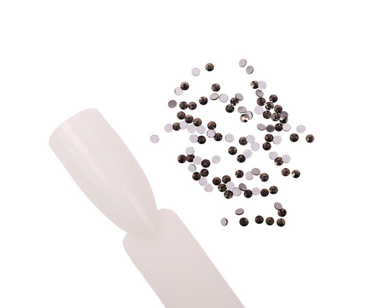 Зображення 2 Стрази Komilfo Hematite, розмір 3, 100 шт, Колір: Hematite 3