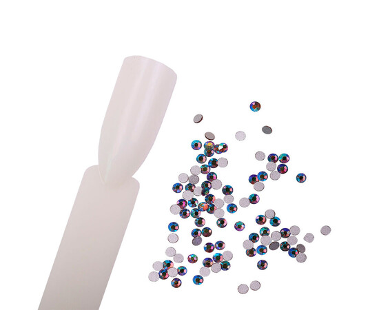 Изображение 2 Стразы Komilfo Smoked topaz AB, размер 5, 100 шт, Цвет: Smoked Topaz AB 5