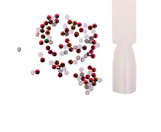 Зображення 2 Стрази Komilfo Rainbow Gold, розмір 6, 100 шт, Колір: Rainbow Gold 6