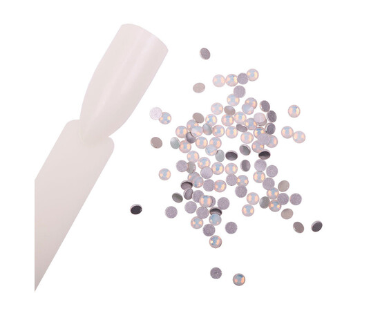 Изображение 2 Стразы Komilfo White Opal, размер 8, 100 шт, Цвет: White Opal 8