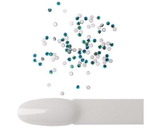 Зображення 2 Стрази Komilfo Emerald AB, розмір 3, 100 шт, Колір: Emerald AB 3