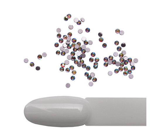 Изображение 2 Стразы Komilfo Smoked topaz AB, размер 4, 100 шт, Цвет: Smoked Topaz AB 4