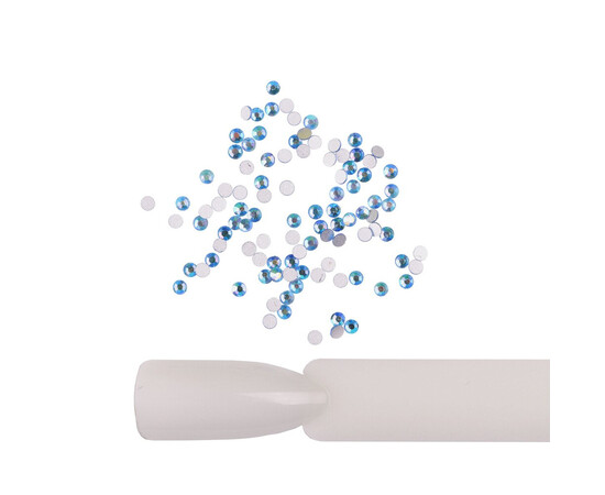 Зображення 2 Стрази Komilfo Light sapphire AB, розмір 5, 100 шт, Колір: Light Sapphire AB 5