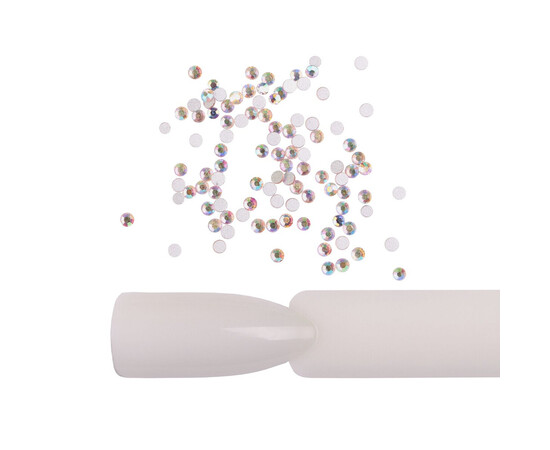 Зображення 2 Стрази Komilfo Light Peach AB, розмір 4, 100 шт, Колір: Light Peach AB 4