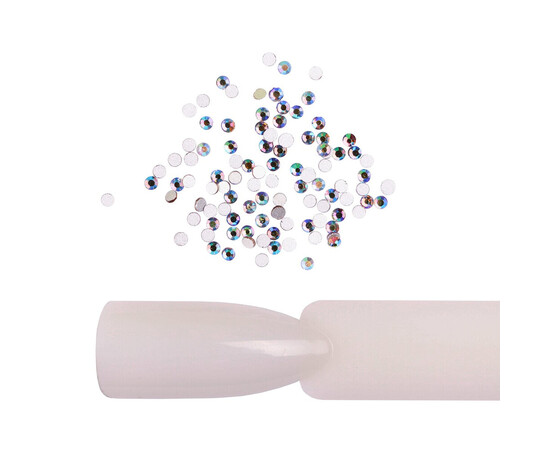 Зображення 2 Стрази Komilfo Smoked topaz AB, розмір 3, 100 шт, Колір: Smoked Topaz AB 3