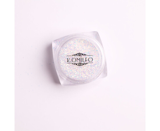 Зображення 4 Блискітки Komilfo фотохромні 001, розмір 0.4 мм, 2.5 г, Колір: 001