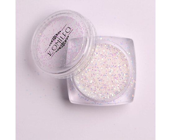 Зображення 5 Блискітки Komilfo фотохромні 001, розмір 0.4 мм, 2.5 г, Колір: 001