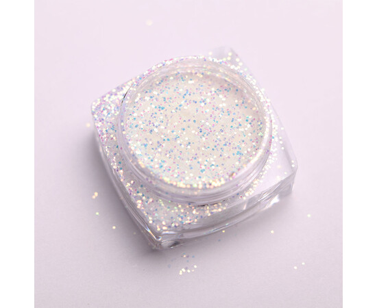 Зображення 4 Блискітки Komilfo фотохромні 002, розмір 0.4 мм, 2.5 г, Колір: 002