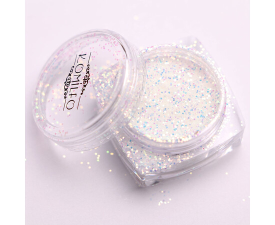 Зображення 5 Блискітки Komilfo фотохромні 002, розмір 0.4 мм, 2.5 г, Колір: 002