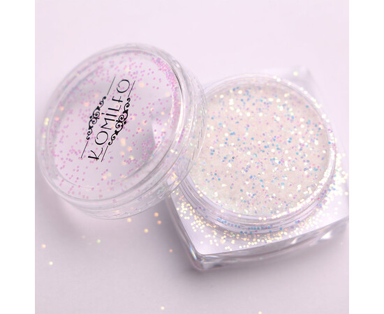 Зображення 5 Блискітки Komilfo фотохромні 003, розмір 0.4 мм, 2.5 г, Колір: 003