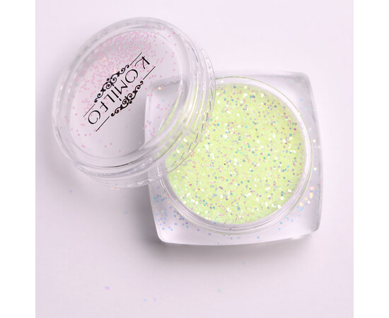 Зображення 5 Блискітки Komilfo фотохромні 005, розмір 0.4 мм, 2.5 г, Колір: 005