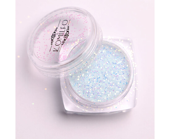 Зображення 5 Блискітки Komilfo фотохромні 007, розмір 0.4 мм, 2.5 г, Колір: 007