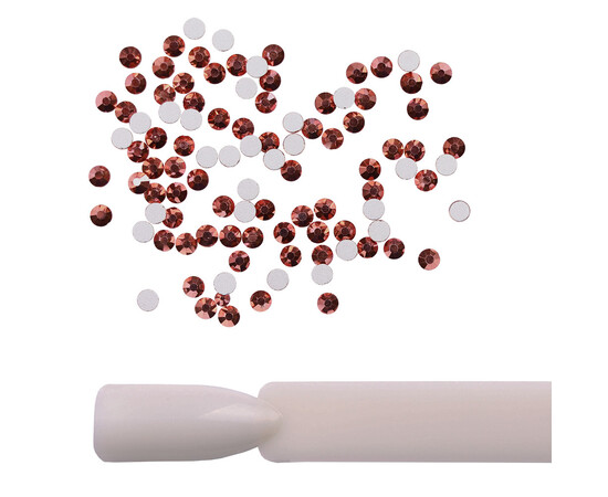 Изображение 2 Стразы Komilfo Rose Gold, размер 10, 100 шт, Цвет: Rose Gold 10