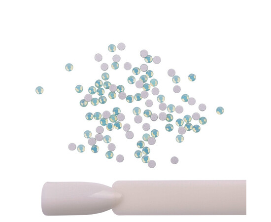 Зображення 2 Стрази Komilfo Green Opal, розмір 8, 100 шт, Колір: Green Opal 8