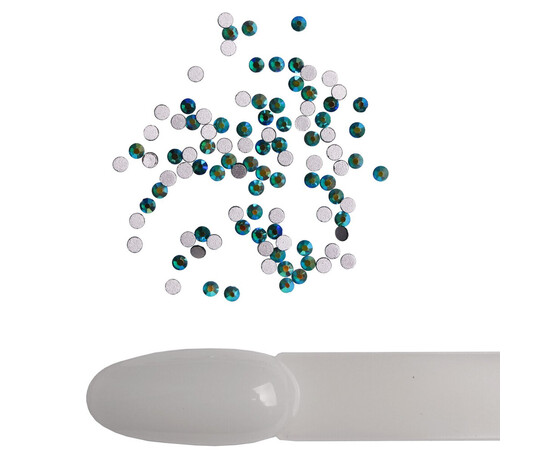 Изображение 2 Стразы Komilfo Emerald AB, размер 5, 100 шт, Цвет: Emerald AB 5