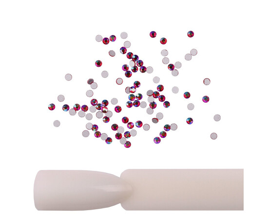 Изображение 2 Стразы Komilfo Siam AB, размер 4, 100 шт, Цвет: Siam AB 4