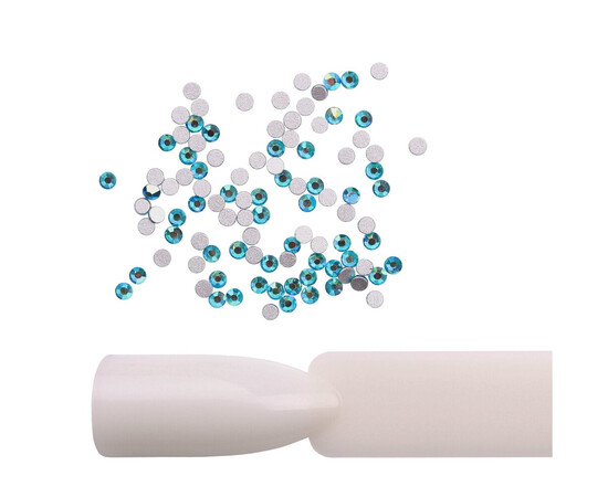 Изображение 2 Стразы Komilfo Blue zircon AB, размер 4, 100 шт, Цвет: Blue Zircon AB 4