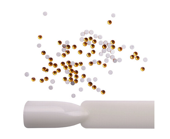 Изображение 2 Стразы Komilfo Topaz, размер 4, 100 шт, Цвет: Topaz 4