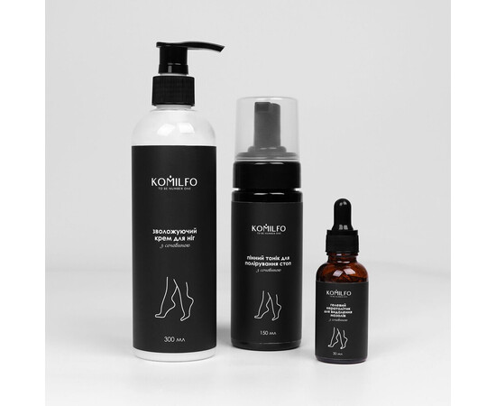 Зображення 2 Зволожуючий крем для ніг з сечовиною Komilfo, 300 мл