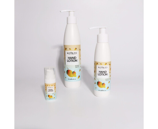 Изображение 4 Лосьон для рук Komilfo Hand Lotion Mango манго, 10 мл, Объем (мл, г): 10