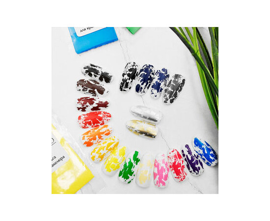 Зображення 4 Фольга для кракелюра Komilfo чорна, матова, Колір: Black